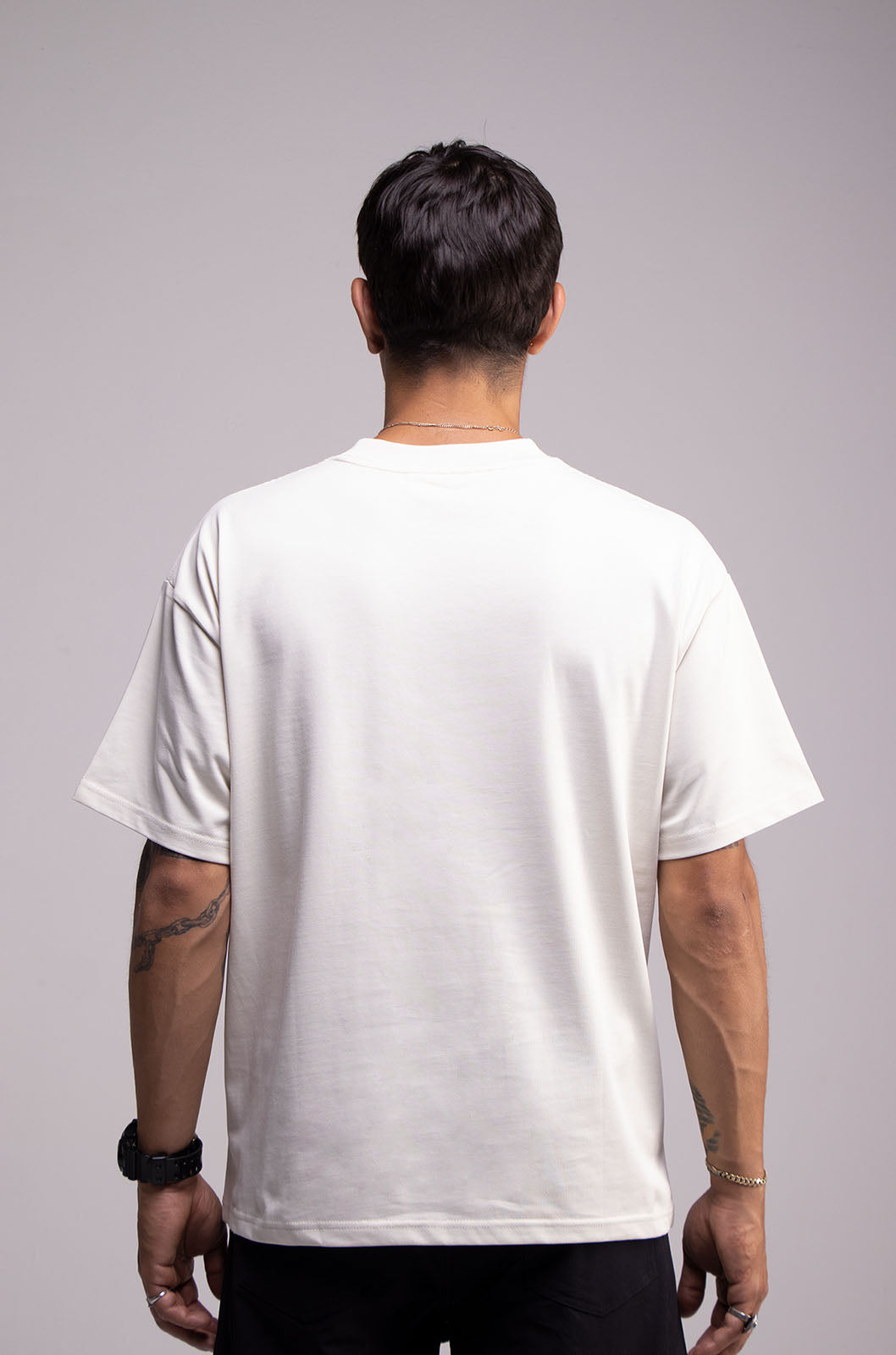 Semi Oversize 305gsm Off White Tee