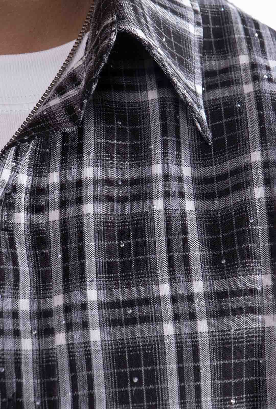 Black & White Crystal Shirt