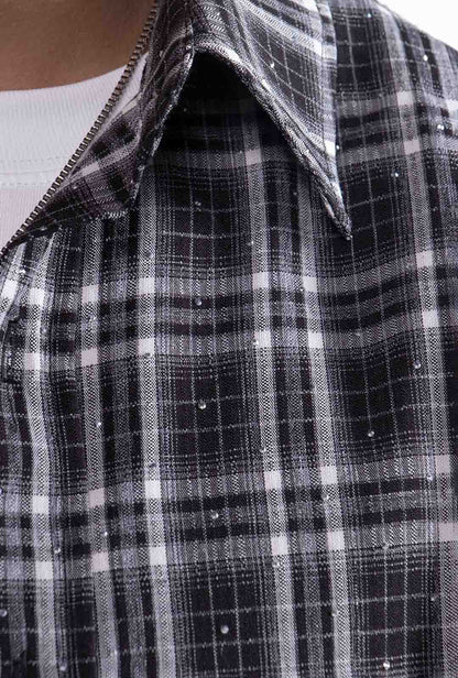 Black & White Crystal Shirt