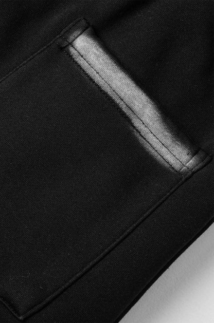 Dirty Spray Wash Black Pants
