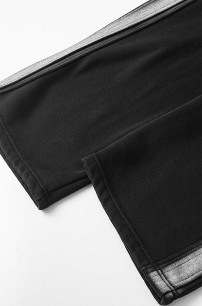 Dirty Spray Wash Black Pants