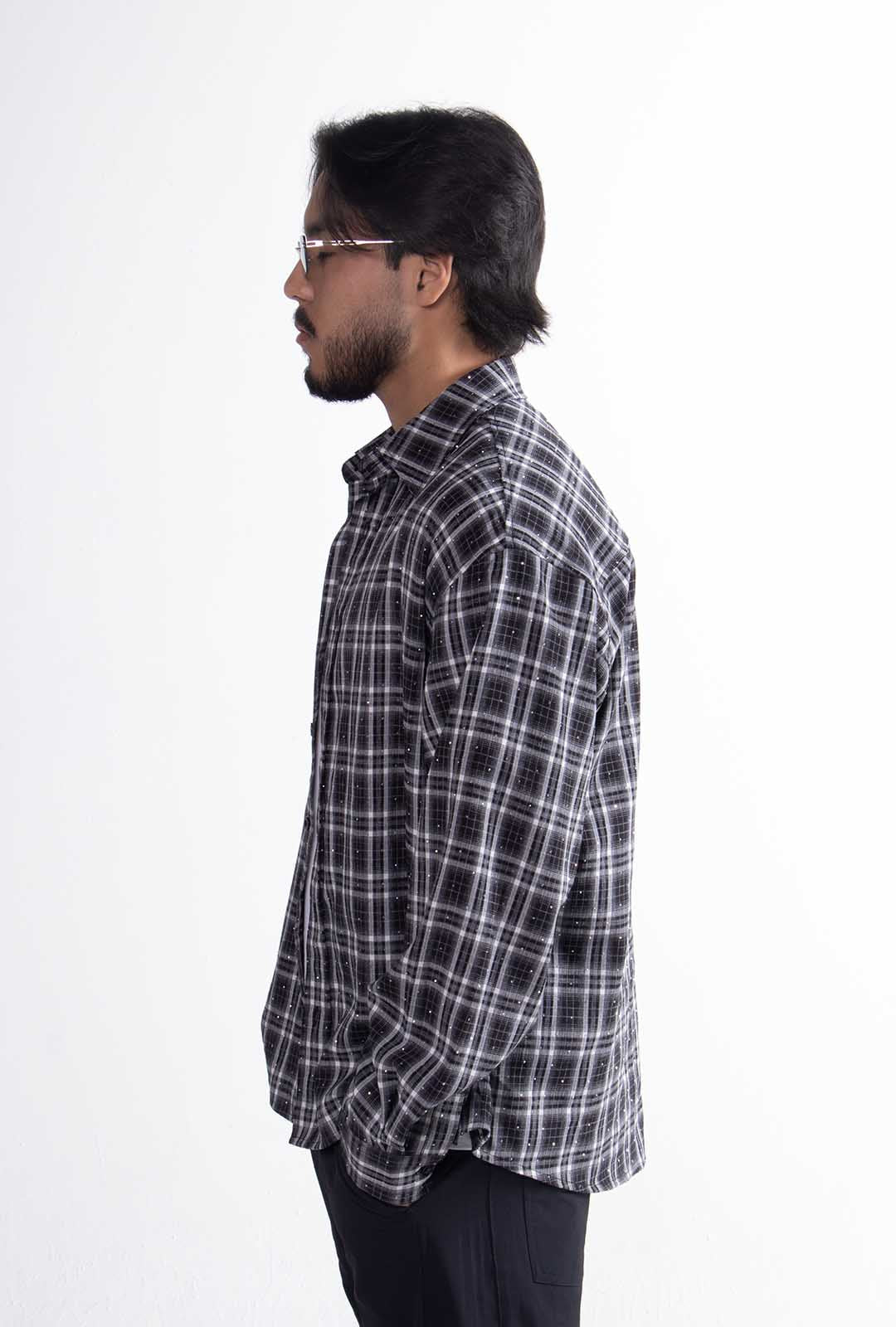 Black & White Crystal Shirt