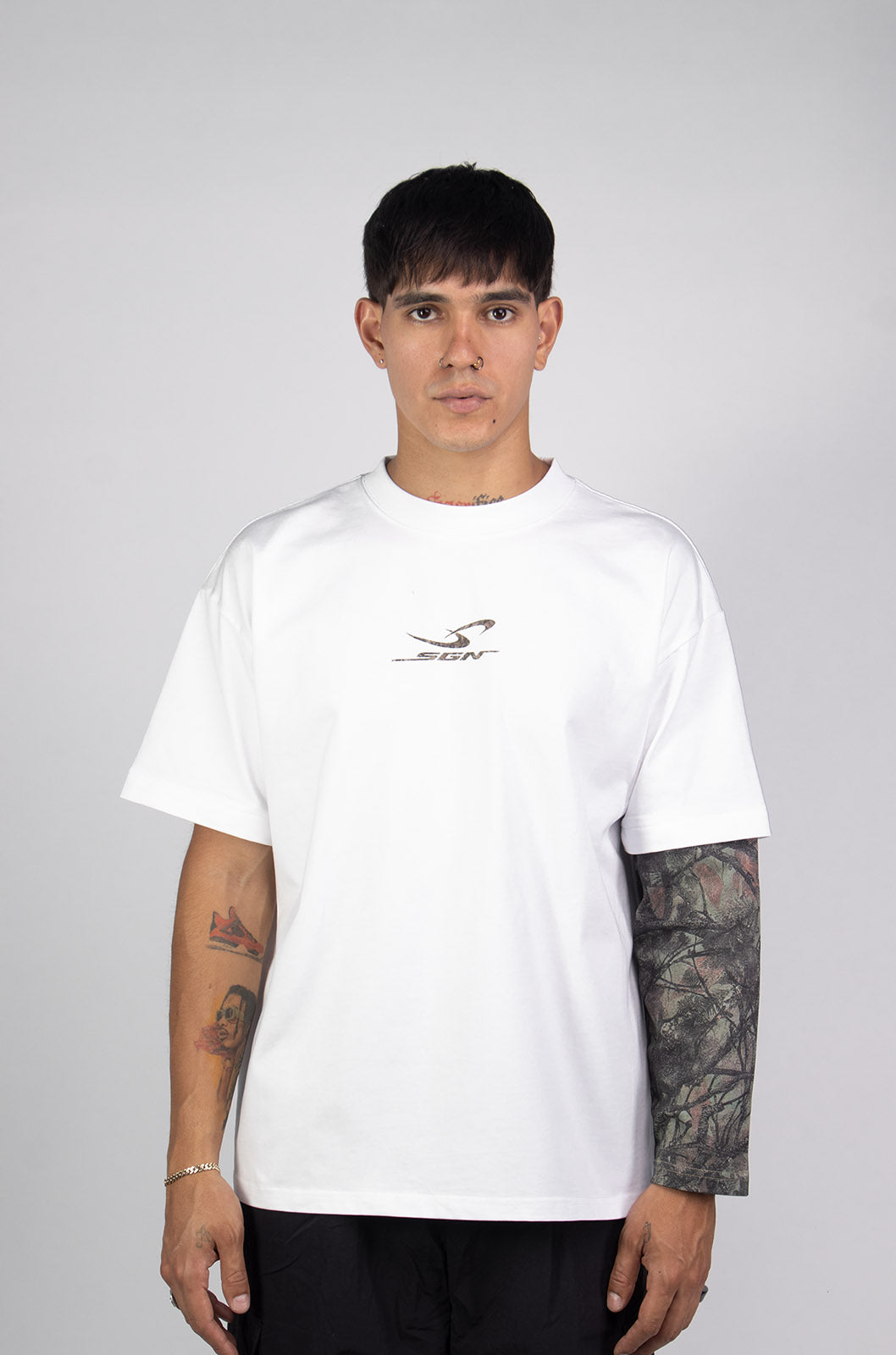 Forest Removable White Tee