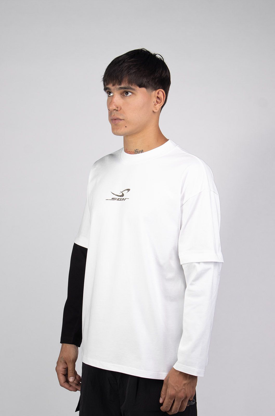 Forest Removable White Tee