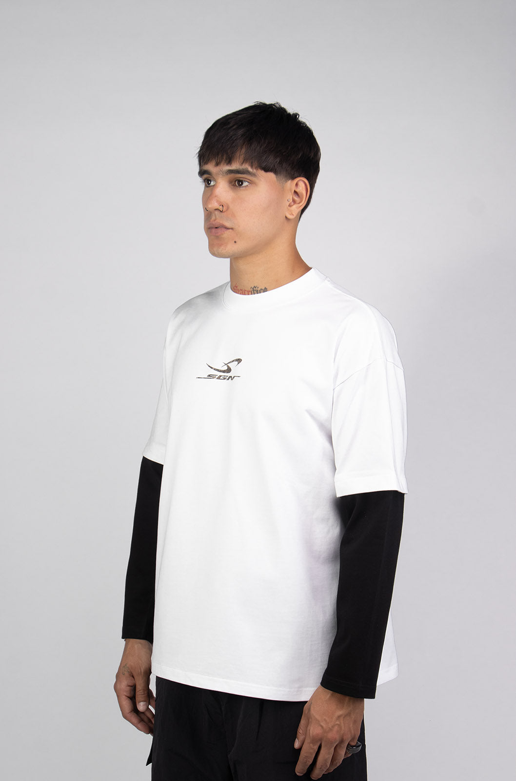 Forest Removable White Tee