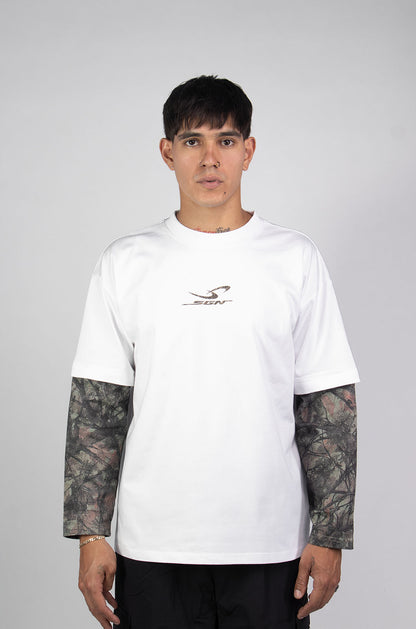 Forest Removable White Tee