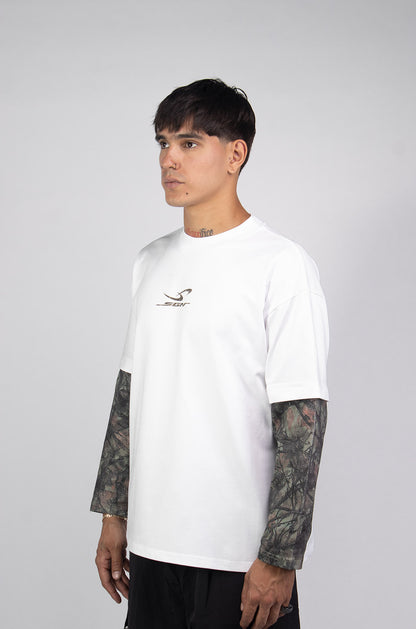 Forest Removable White Tee