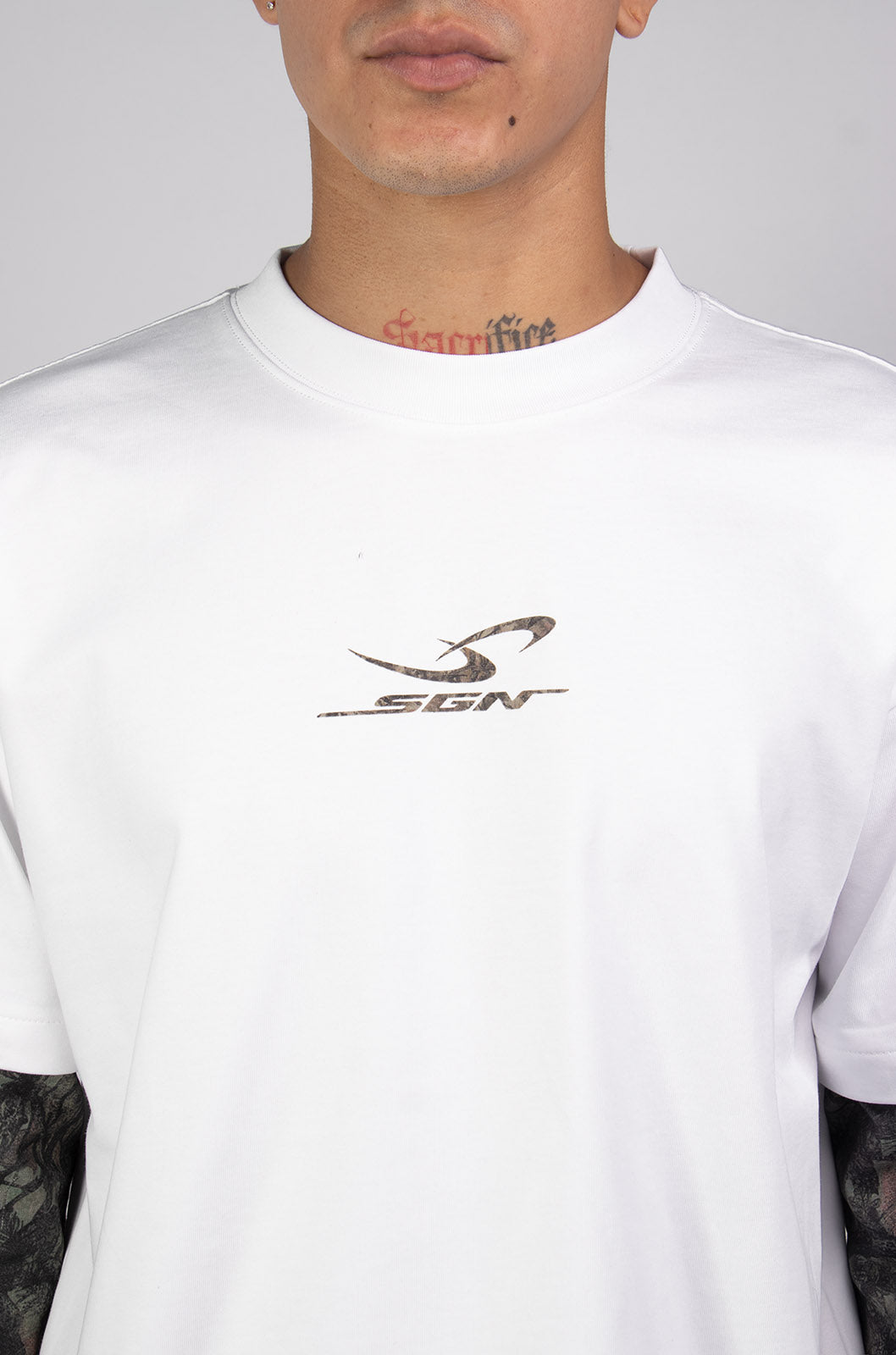 Forest Removable White Tee