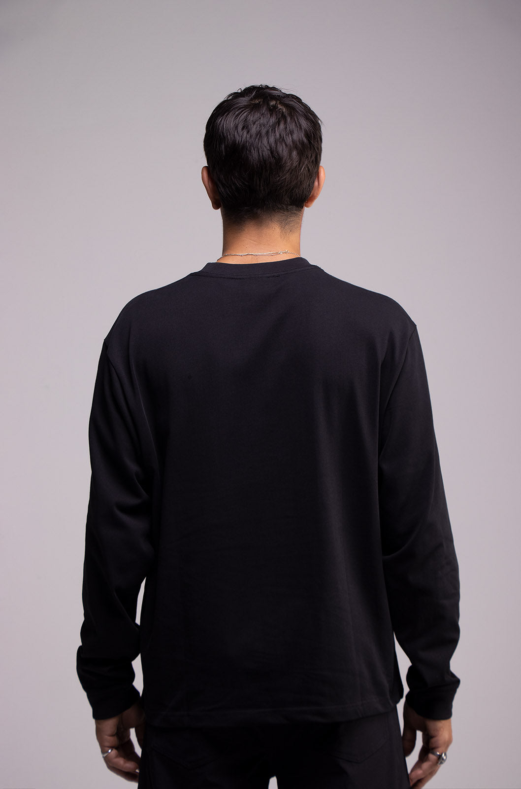 Long Sleeve 275gsm Black Tee
