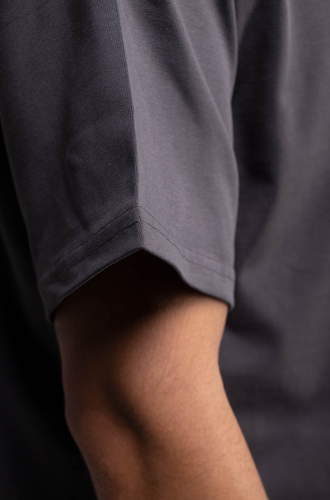 Semi Oversize 305gsm Grey Tee