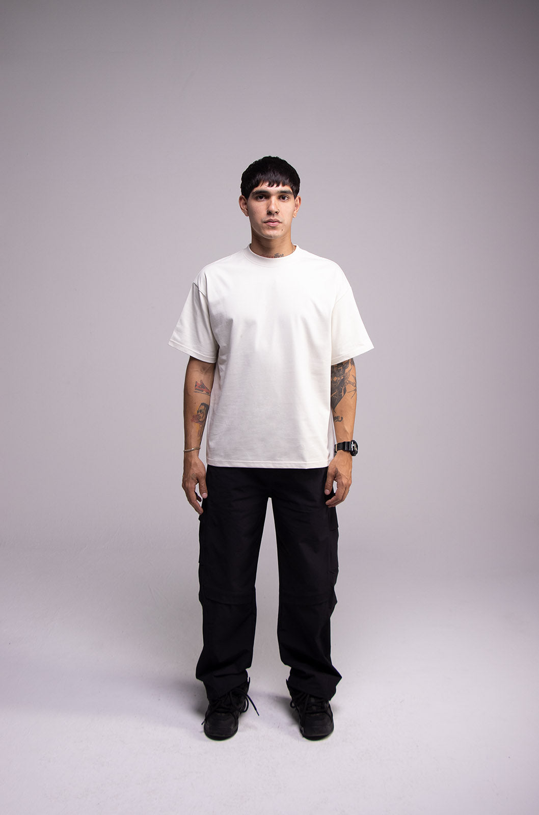 Semi Oversize 305gsm Off White Tee