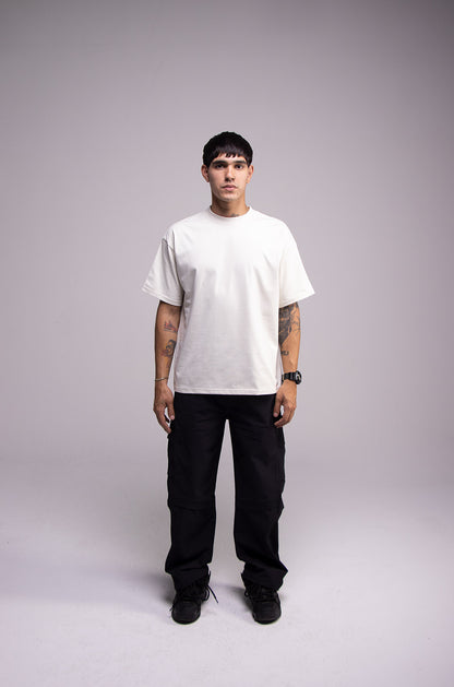 Semi Oversize 305gsm Off White Tee
