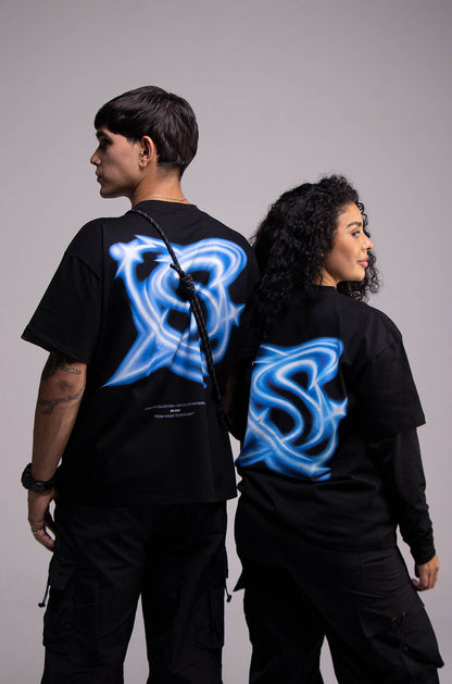 Playera SUPERSTAR Negra 305gsm