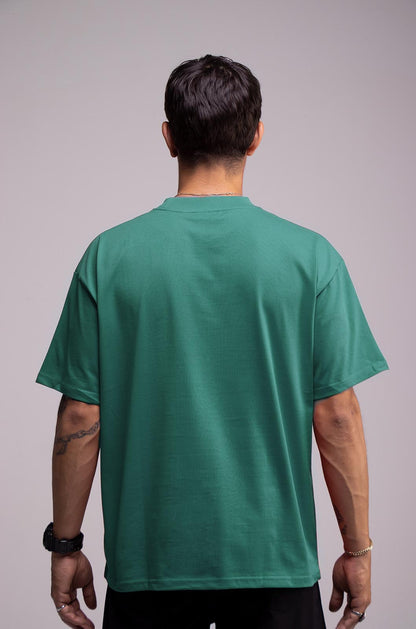 Semi Oversize 305gsm Emerald Green Tee