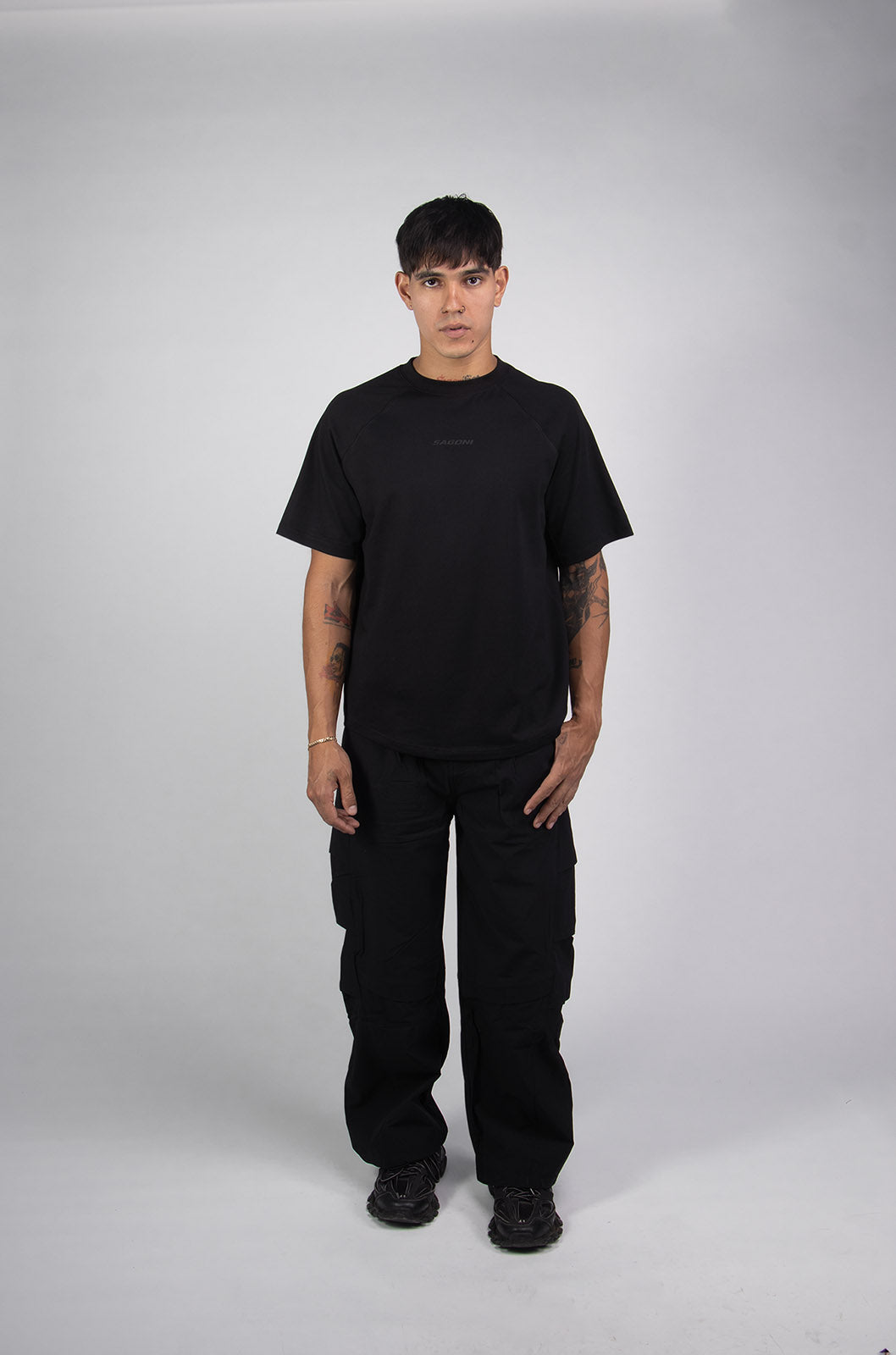 All Day Black Tee 230gsm