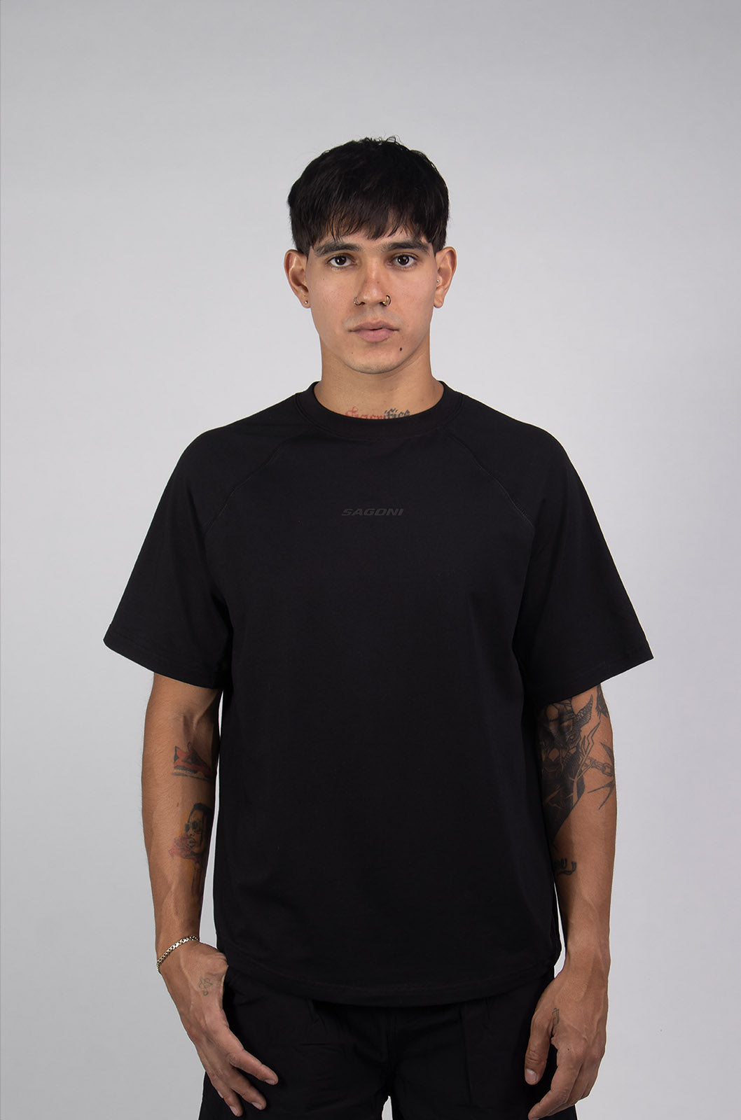 All Day Black Tee 230gsm