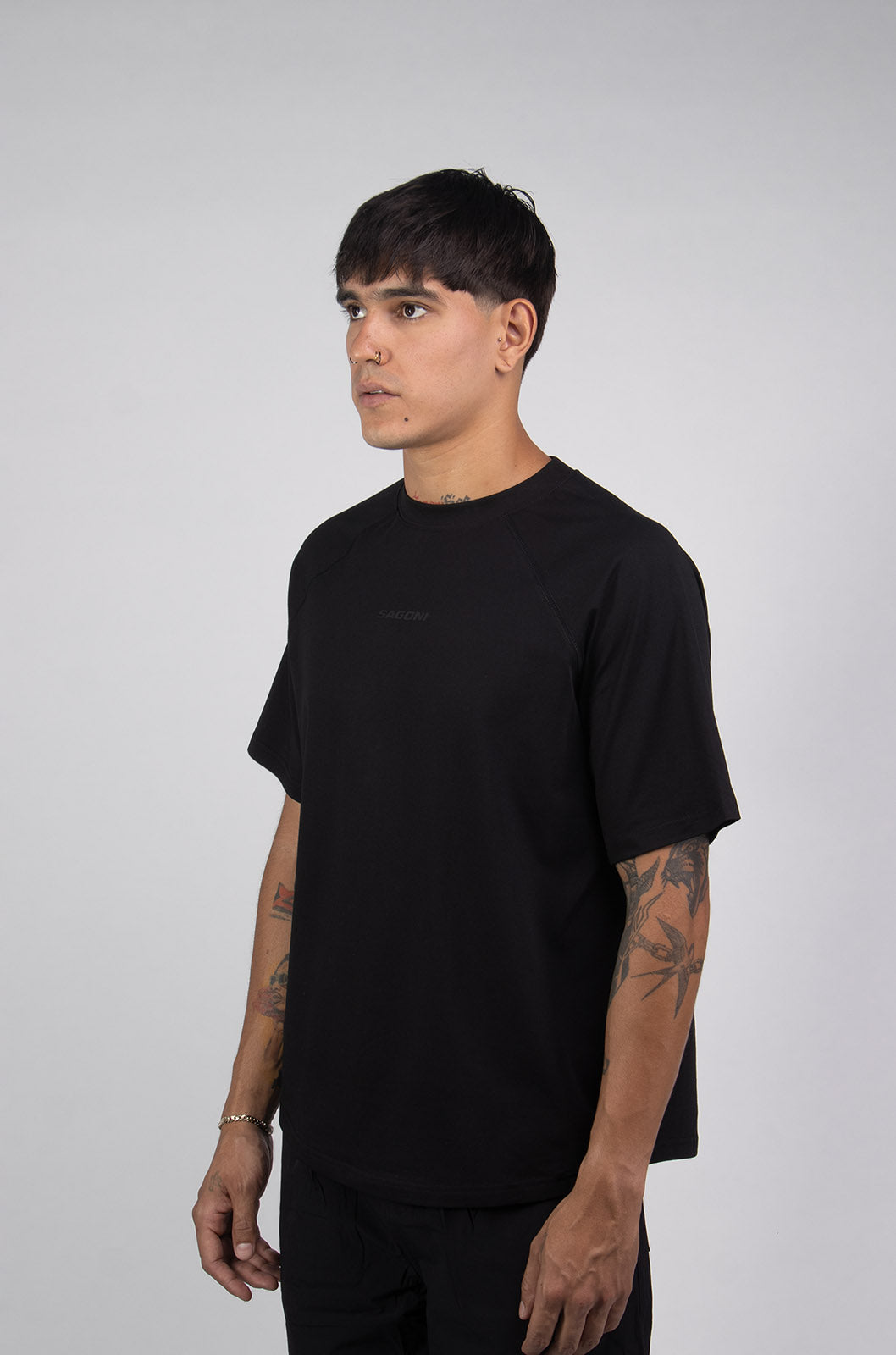 All Day Black Tee 230gsm