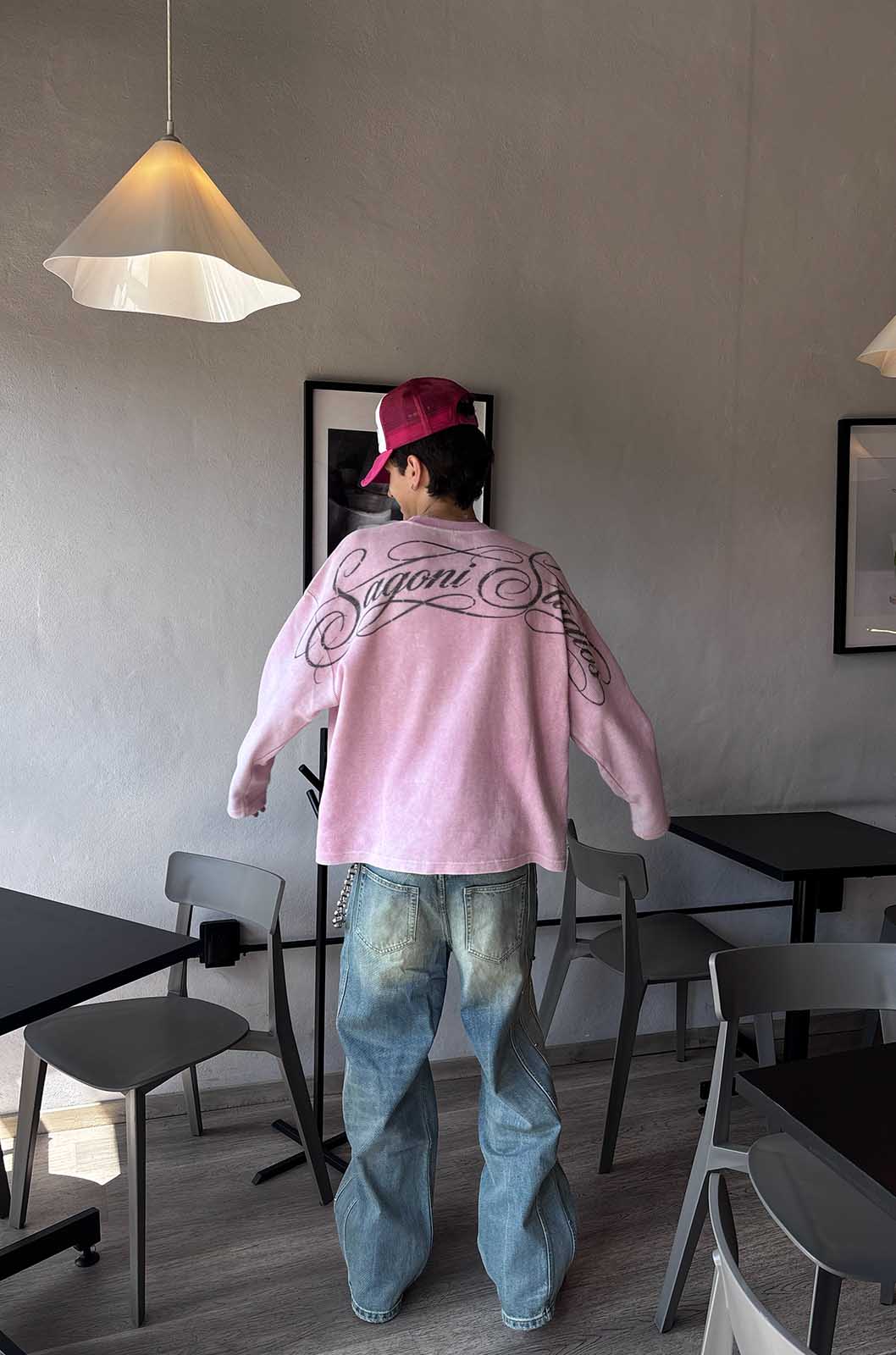 Members Waffle Pink T-Shirt