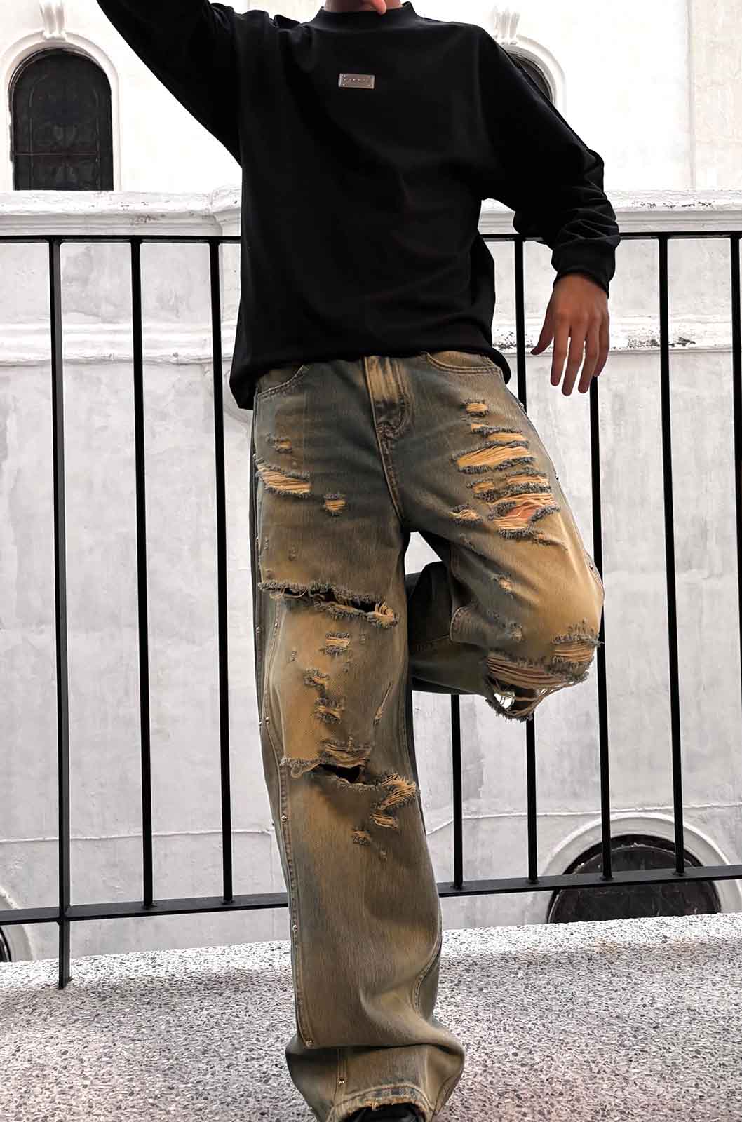 Ripped Blue Jeans
