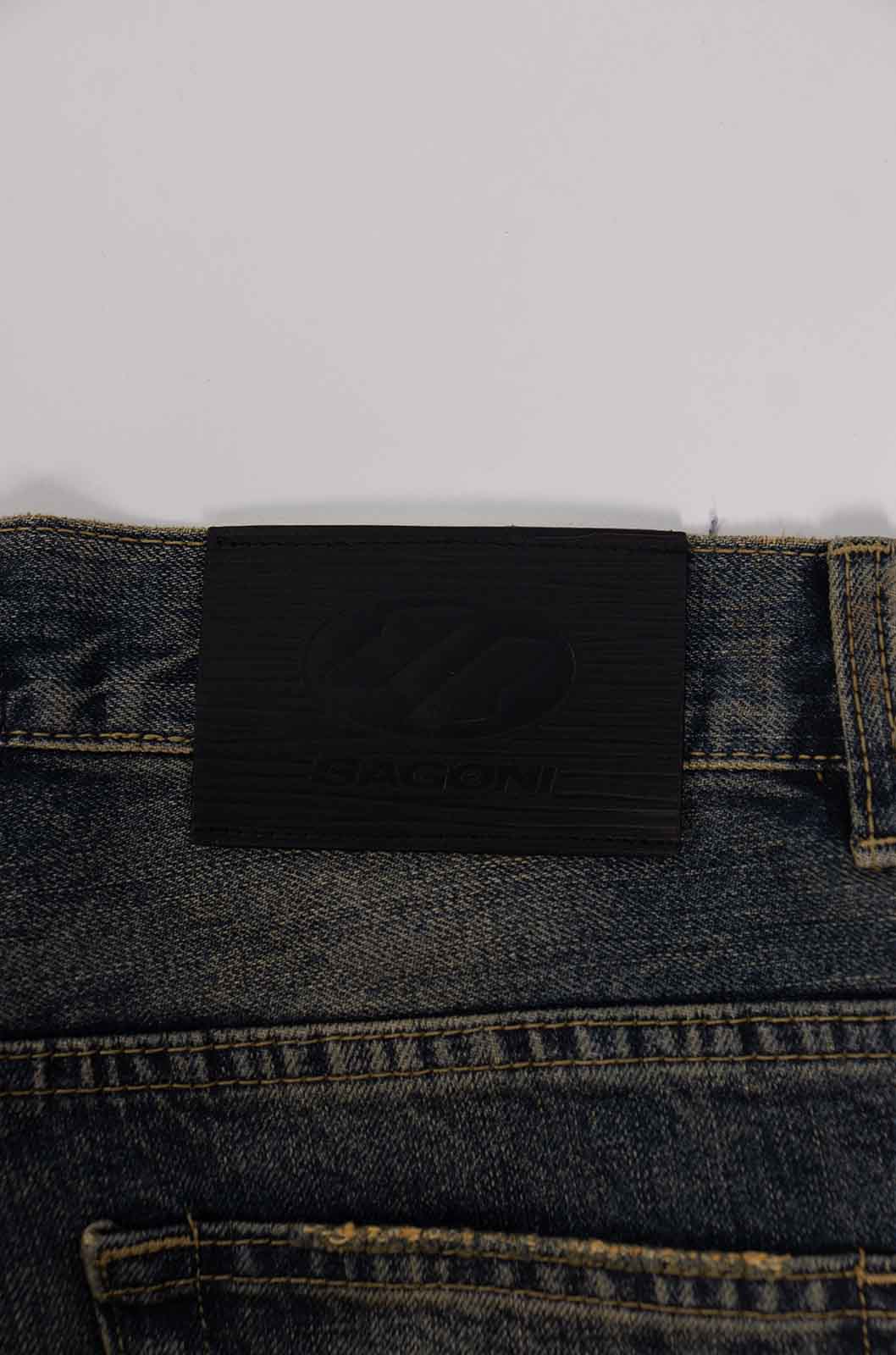 Raw Edge Flare Jeans