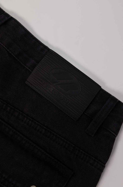 Denim Flare Distress Jeans