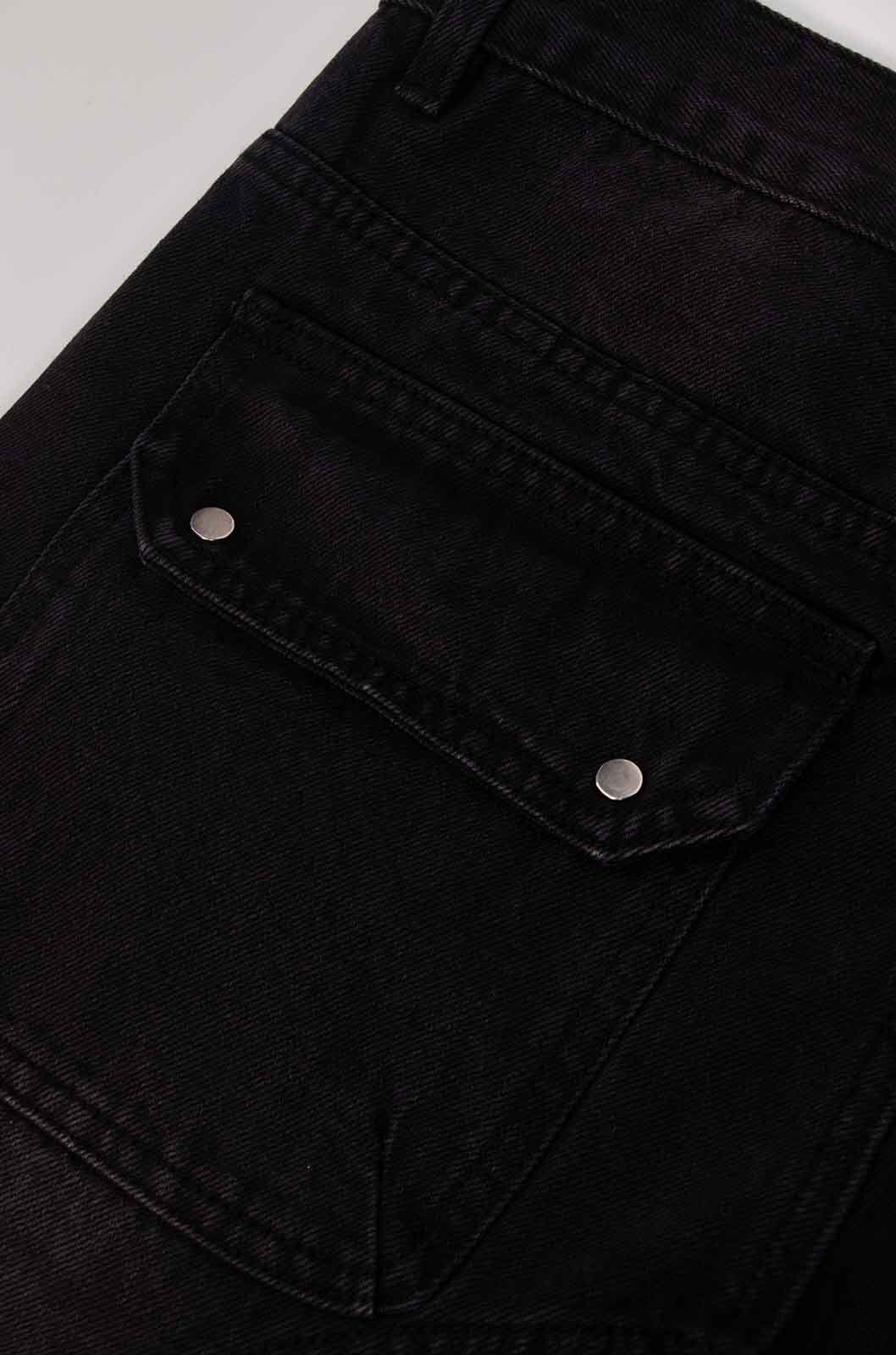 Denim Flare Distress Jeans