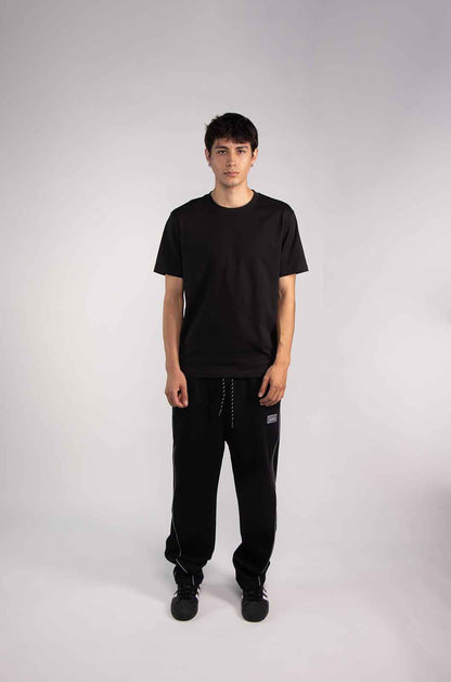 Trackline Straight Black Pants