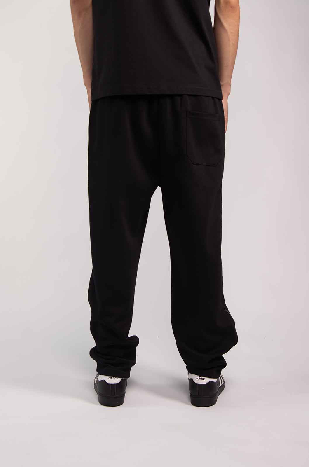 Trackline Straight Black Pants