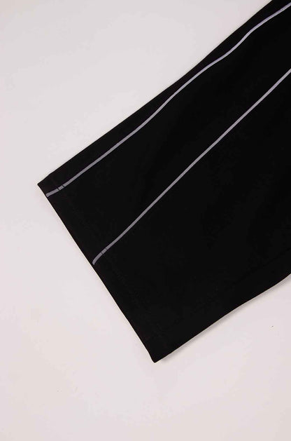 Trackline Straight Black Pants