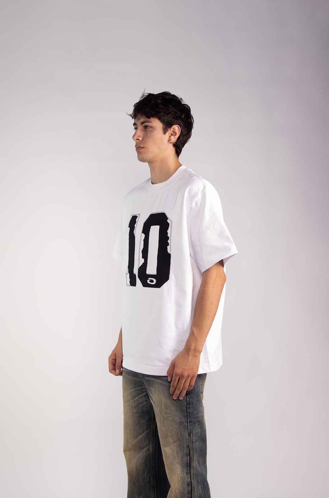 "EL DIEZ" White T-Shirt