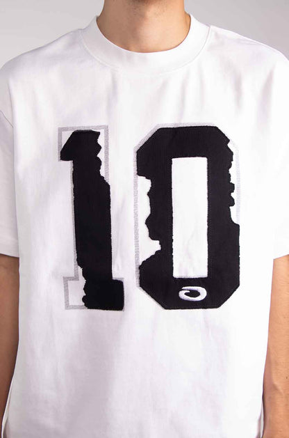 "EL DIEZ" White T-Shirt