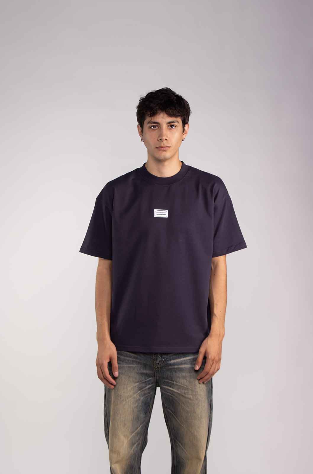 Semi Oversize 305gsm Dark Violet Tee