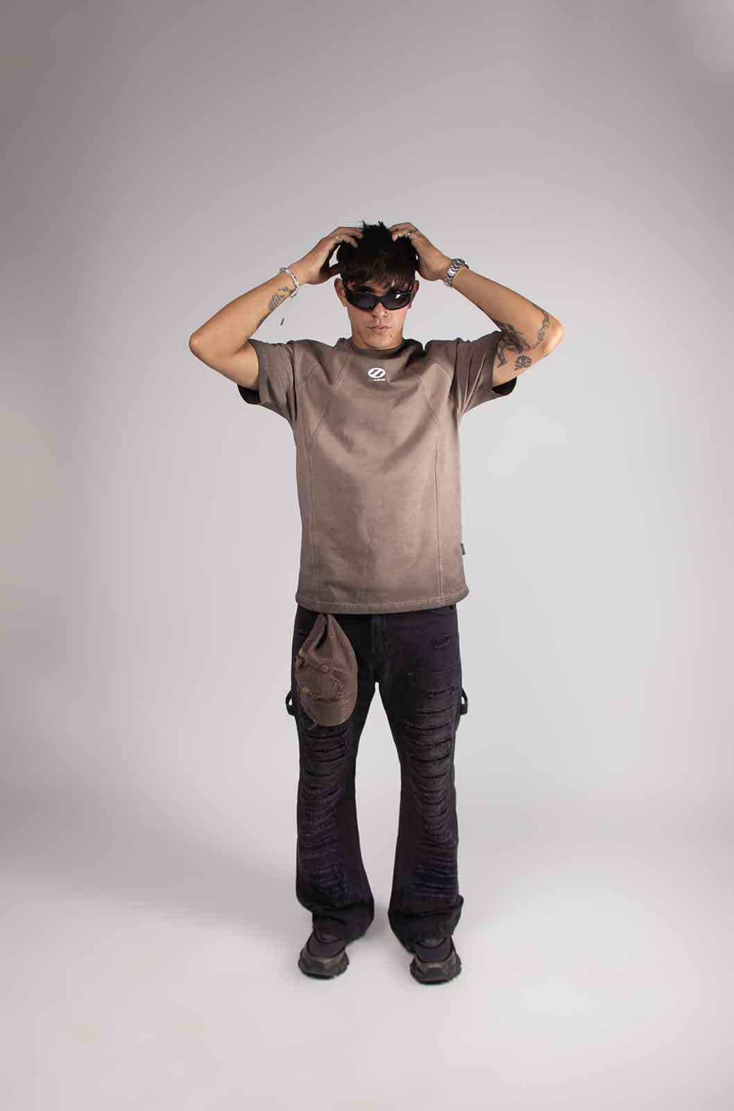 Dirty Brown Sunfade Tee