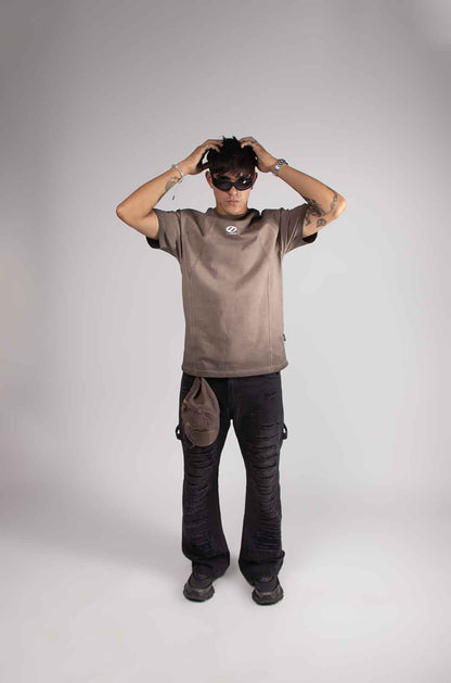 Dirty Brown Sunfade Tee