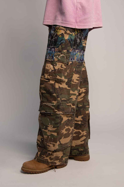 Camo Cargo Jeans