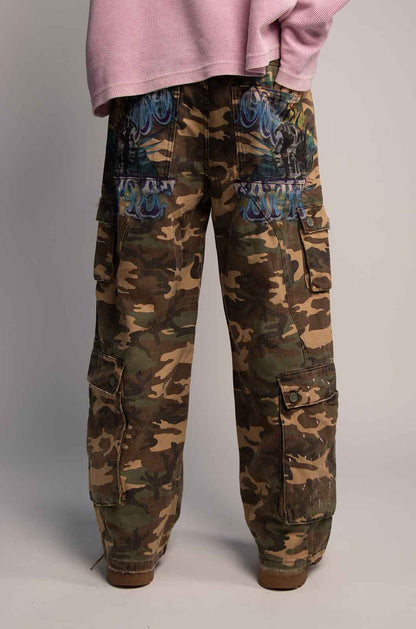 Camo Cargo Jeans