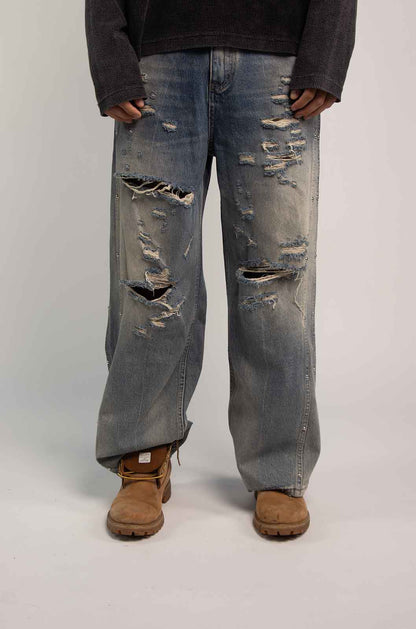 Ripped Blue Jeans