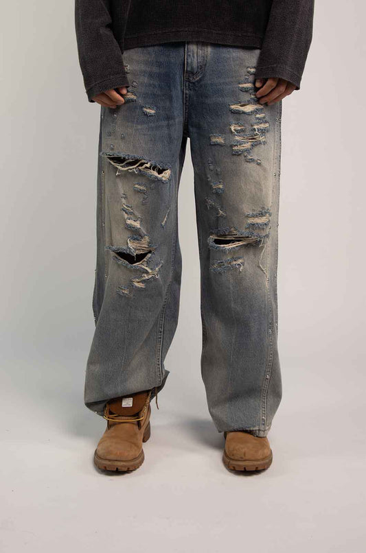 Ripped Blue Jeans