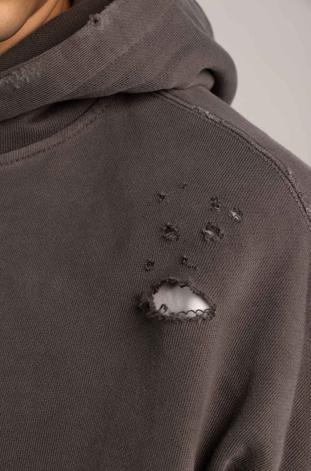 Phantom Distress Grey Hoodie