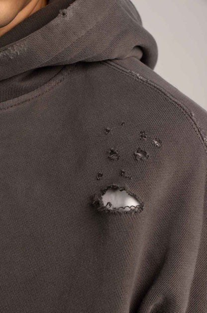 Phantom Distress Grey Hoodie