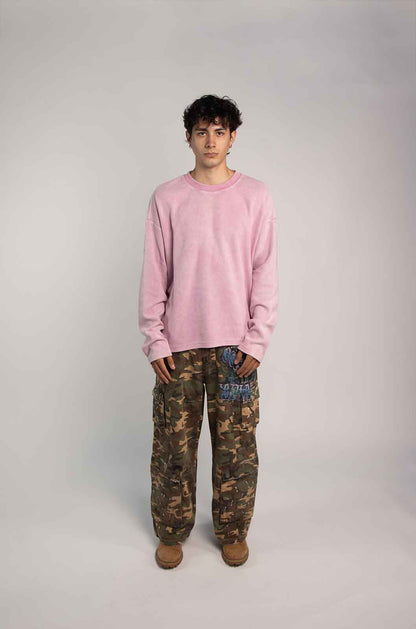 Members Waffle Pink T-Shirt