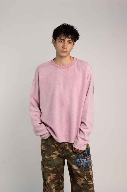 Members Waffle Pink T-Shirt