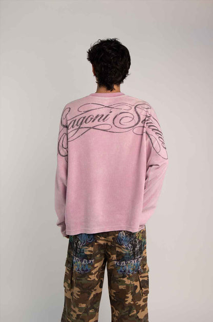 Members Waffle Pink T-Shirt