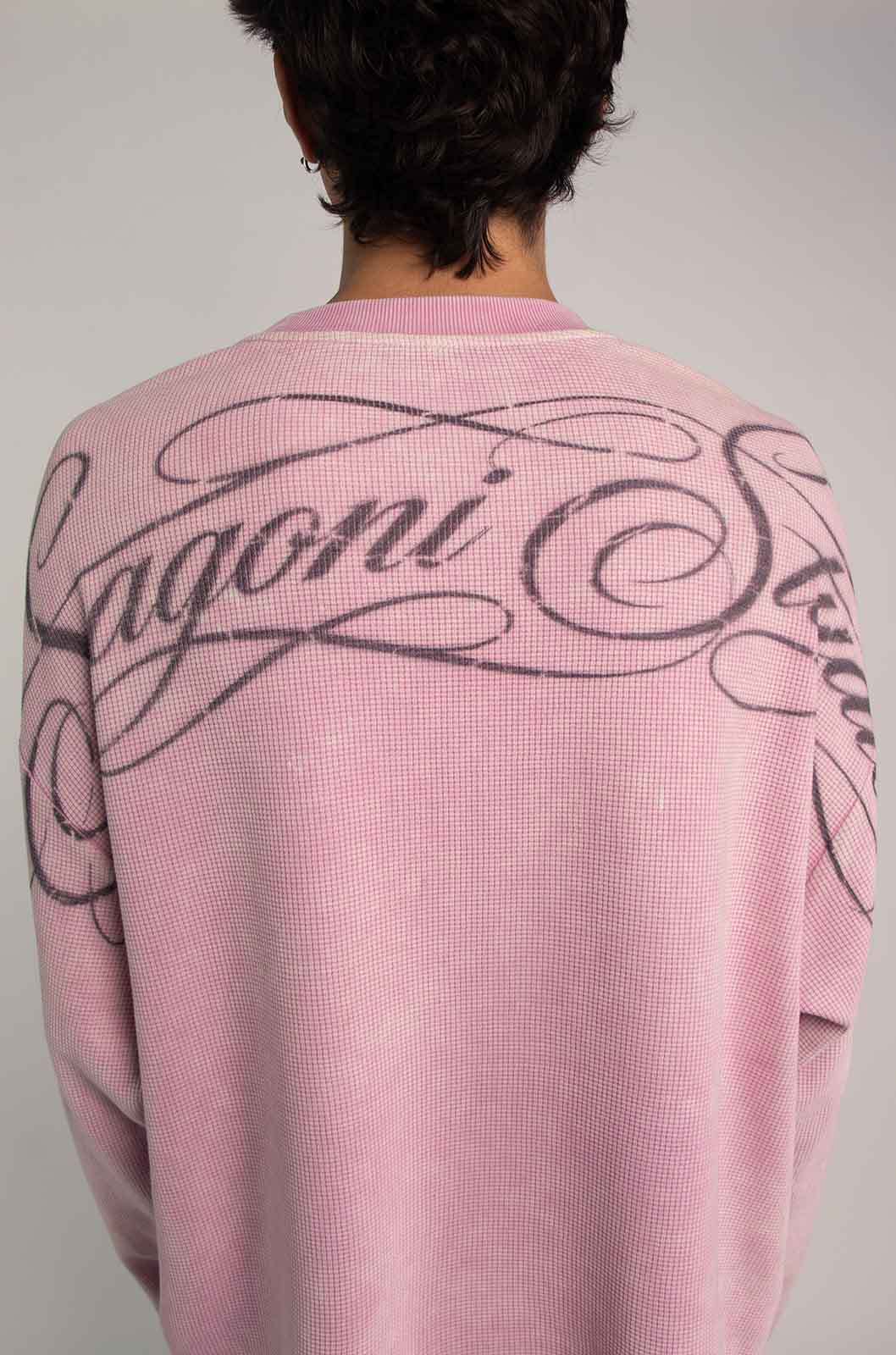 Members Waffle Pink T-Shirt