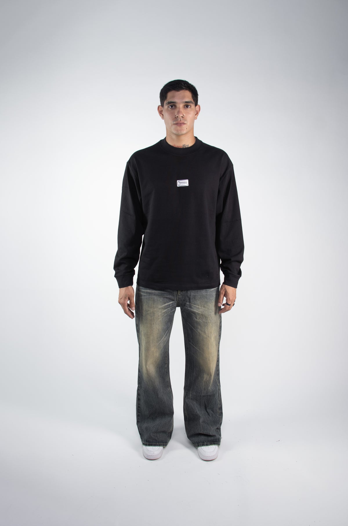 Long Sleeve 275gsm Black Tee